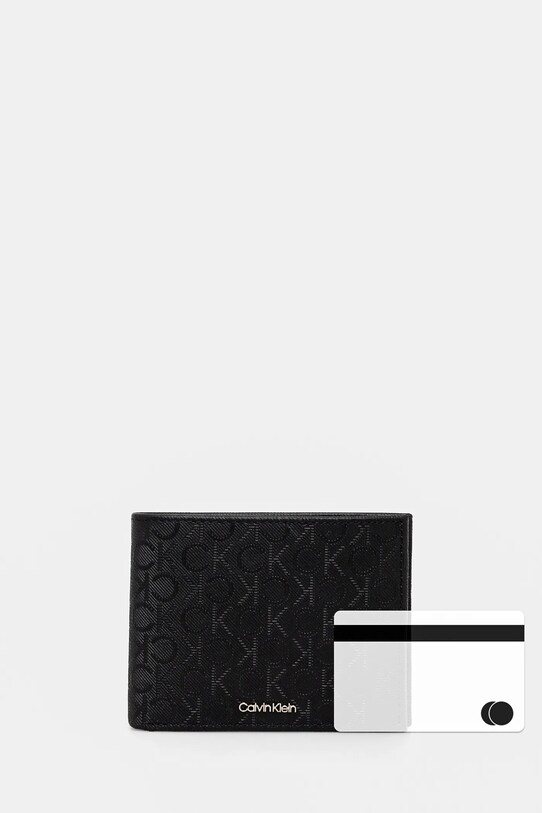 Кожаный кошелек Calvin Klein K50K512684 чёрный