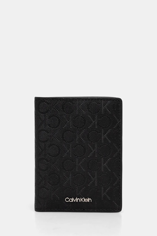 Peněženka Calvin Klein přírodní kůže černá K50K512686