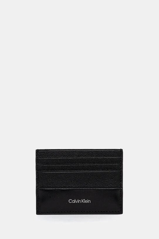 Кожаный чехол на карты Calvin Klein чехол на карты чёрный K50K512688