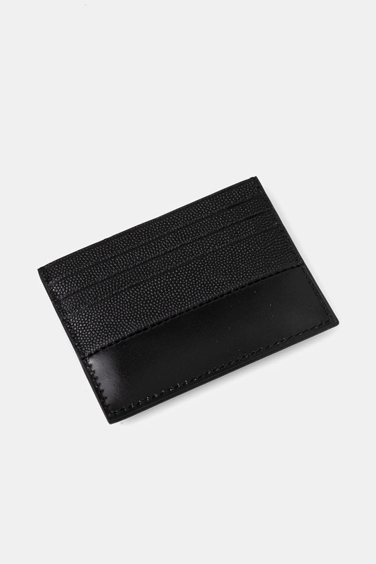 Kožni etui za kartice Calvin Klein K50K512688 crna SS25