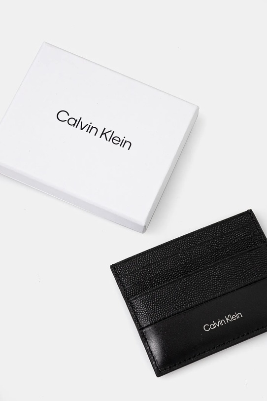 Dodaci Kožni etui za kartice Calvin Klein K50K512688 crna
