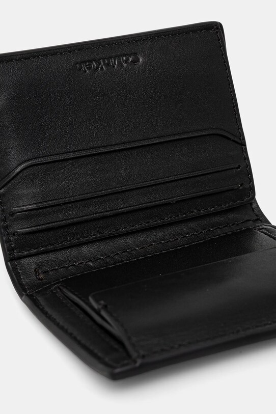 Шкіряний гаманець Calvin Klein K50K512694 чорний SS25