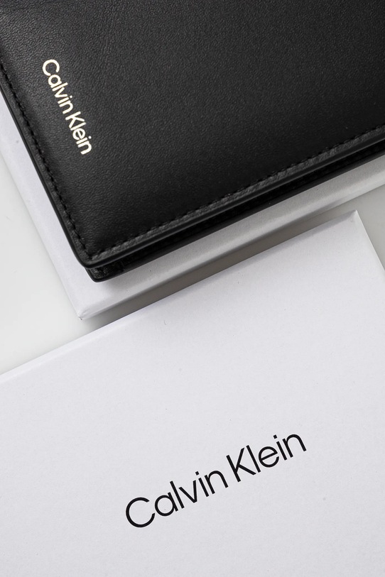Calvin Klein portfel skórzany czarny K50K512694