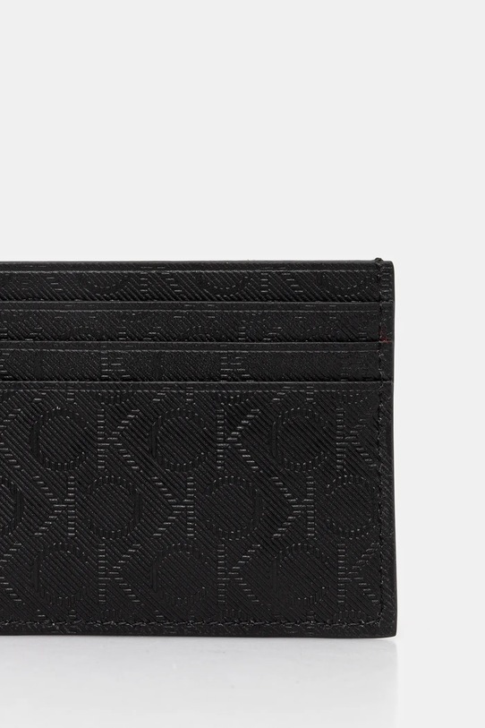 Kožni etui za kartice Calvin Klein K50K512701 crna SS25