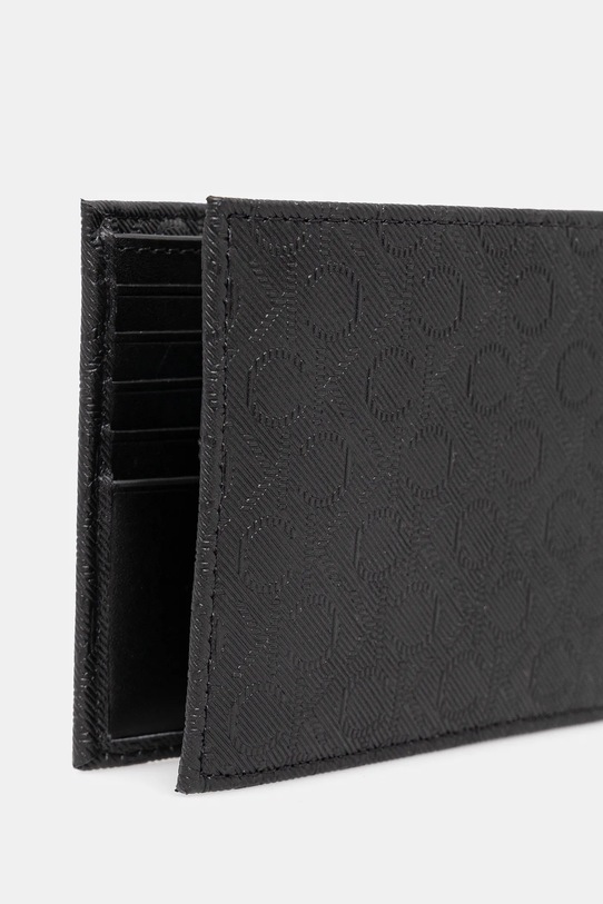 Kožni novčanik Calvin Klein K50K512703 crna SS25