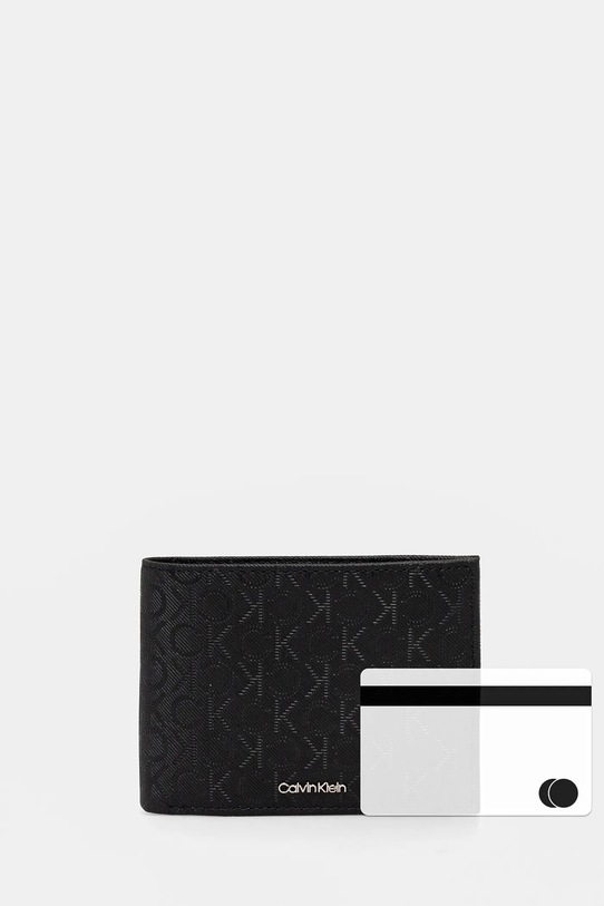 Kožni novčanik Calvin Klein K50K512703 crna