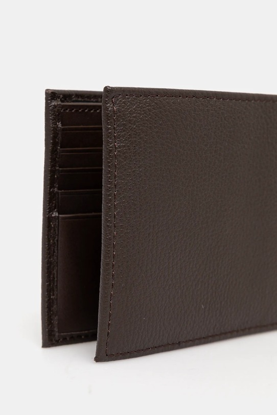 Kožená peněženka Calvin Klein K50K512790 hnědá SS25