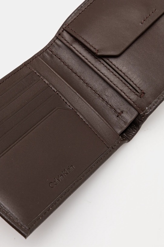 Doplňky Kožená peněženka Calvin Klein K50K512790 hnědá