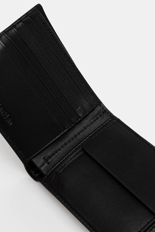 Кожаный кошелек Calvin Klein чёрный K50K512793