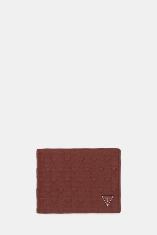Guess portafoglio in pelle MADRID semplice rosso SMMADL.LEA20