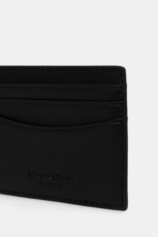 Kožni etui za kartice Marc O'Polo 41029916601141 crna SS25