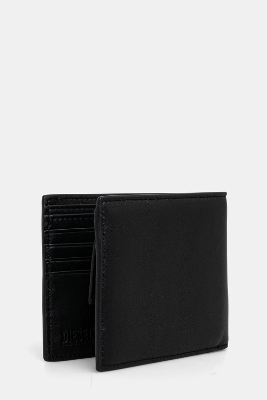 Diesel portfel skórzany RAVE RAVE BI-FOLD COIN S walle X09903.PR227 czarny SS25