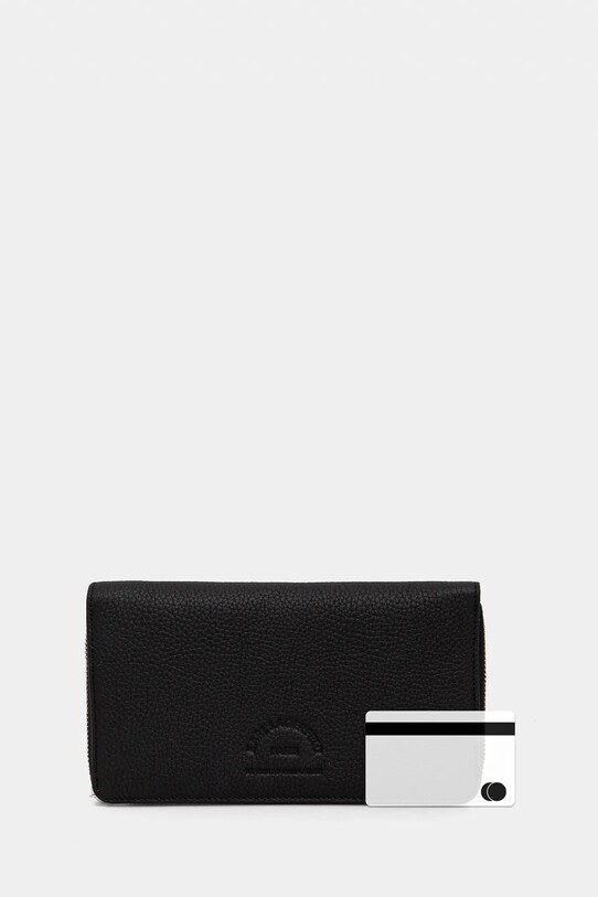 Шкіряний гаманець Karl Lagerfeld чорний 552451.815423