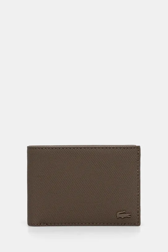 Peňaženka Lacoste jednofarebný hnedá NH4419HC