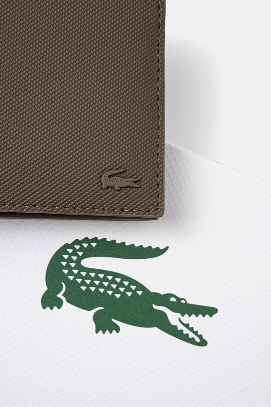 Lacoste portfel brązowy NH4419HC