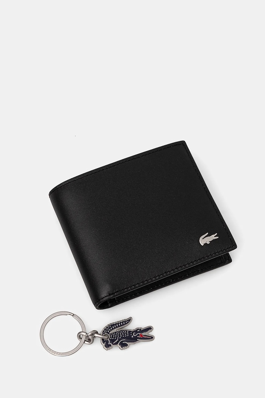 Doplňky Peněženka + klíčenka Lacoste NH4861FG černá