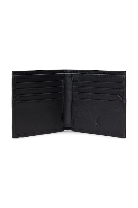 Akcesoria Polo Ralph Lauren portfel skórzany 405963228 czarny