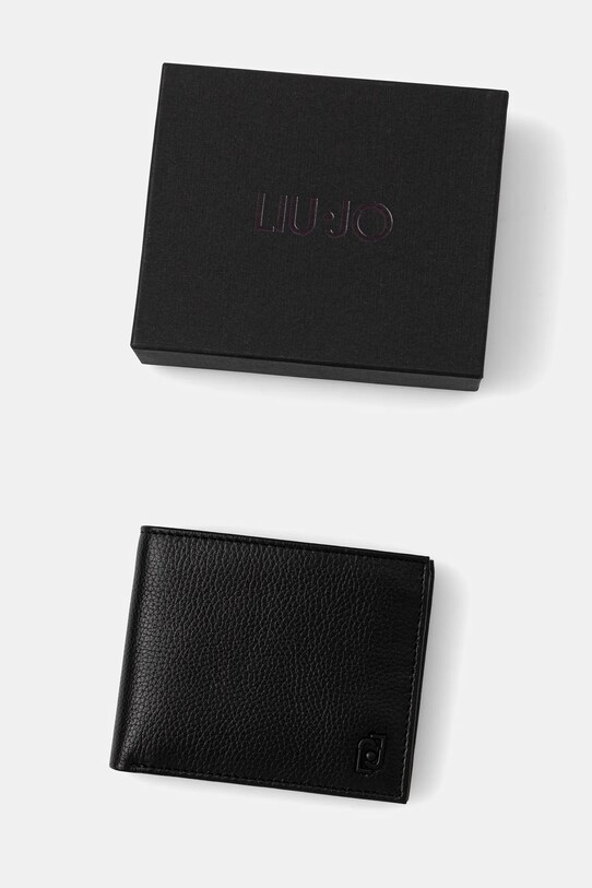 Шкіряний гаманець Liu Jo чорний DA5039.P0371