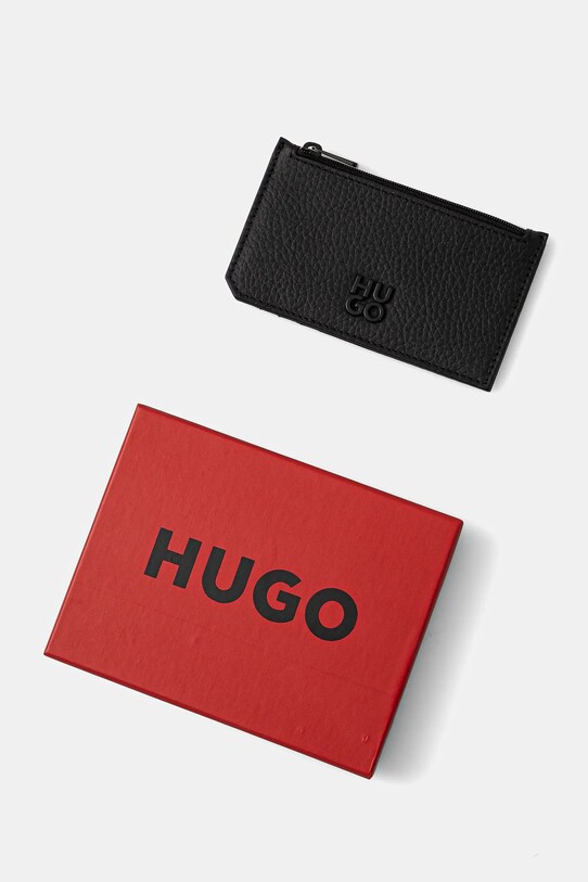 Doplnky Kožená peňaženka HUGO 50541975 čierna