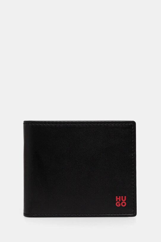 HUGO portofel de piele piele negru 50546136