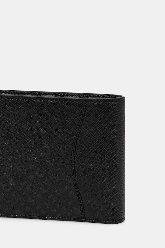 Kožni novčanik BOSS 50542387 crna SS25