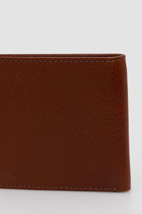 Кожен портфейл Barbour Lunan Leather Billfold Wallet MLG0070 кафяв SS25