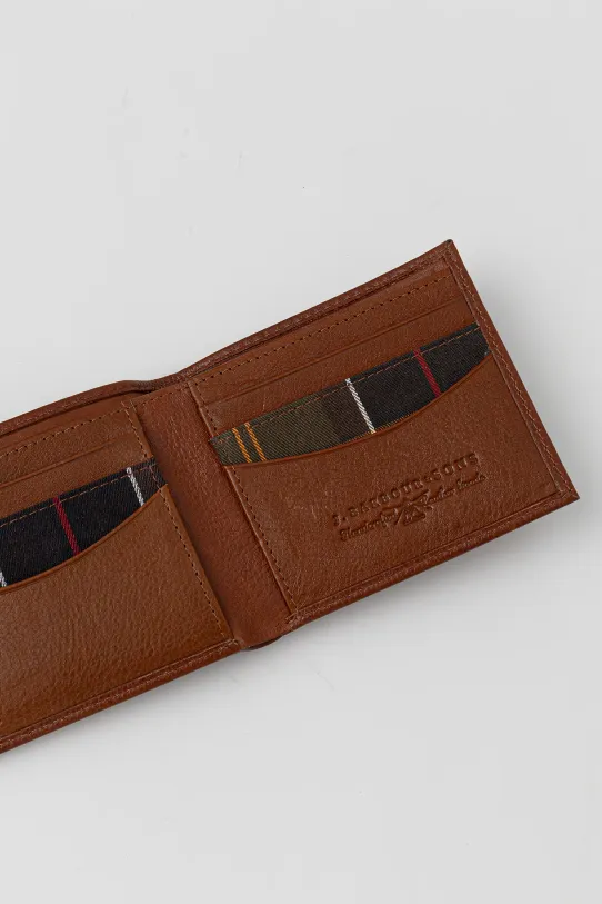 Аксесоари Кожен портфейл Barbour Lunan Leather Billfold Wallet MLG0070 кафяв