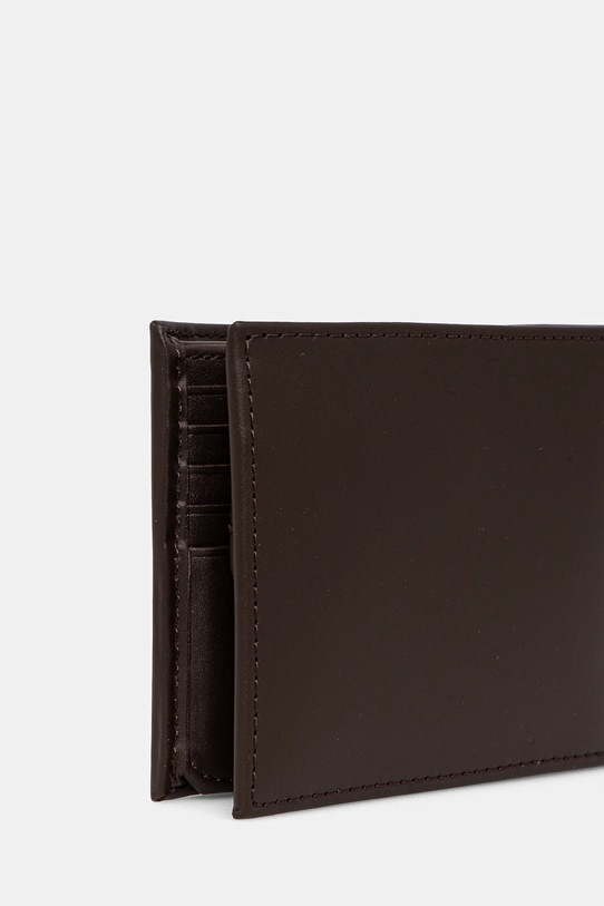 Kožená peněženka Calvin Klein K50K512849 hnědá SS25