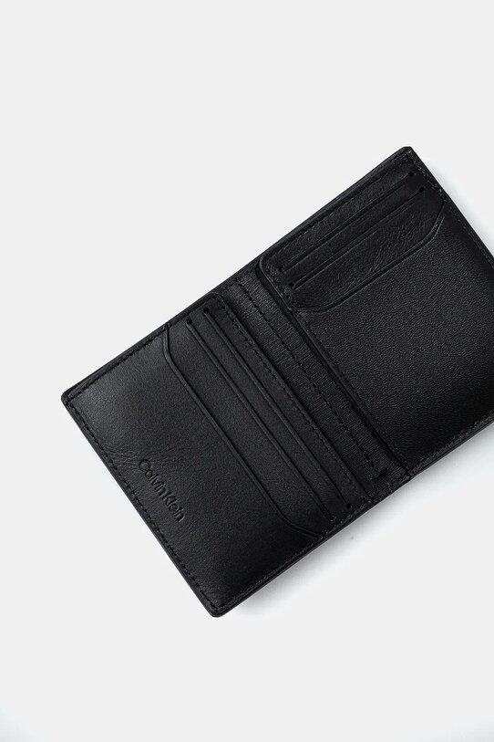 Аксесуари Шкіряний гаманець Calvin Klein K50K512859 чорний