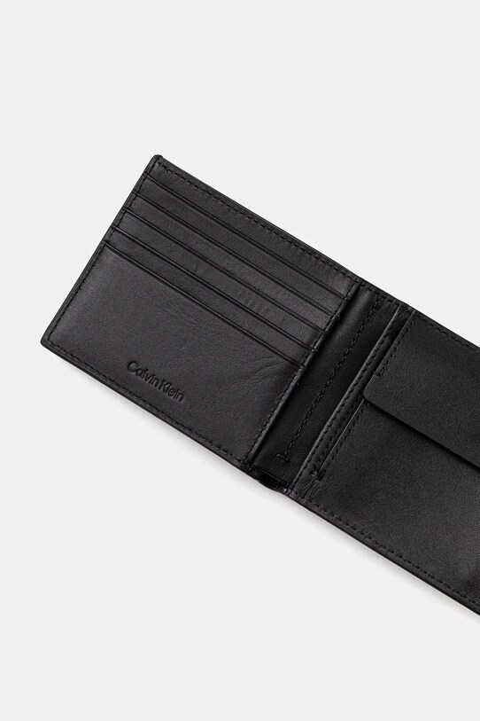 Аксесуари Шкіряний гаманець Calvin Klein K50K512867 чорний