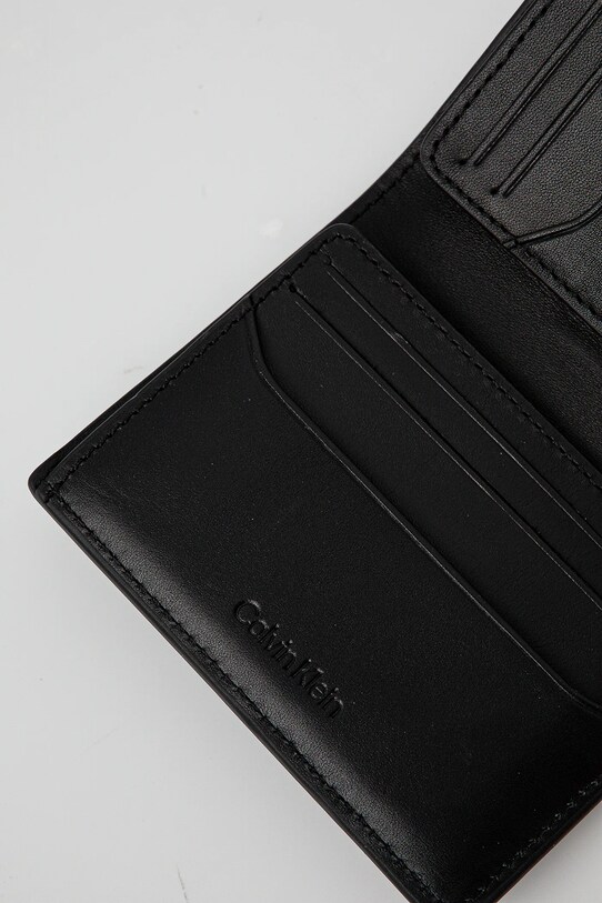 Calvin Klein portofel de piele K50K512921 negru SS25