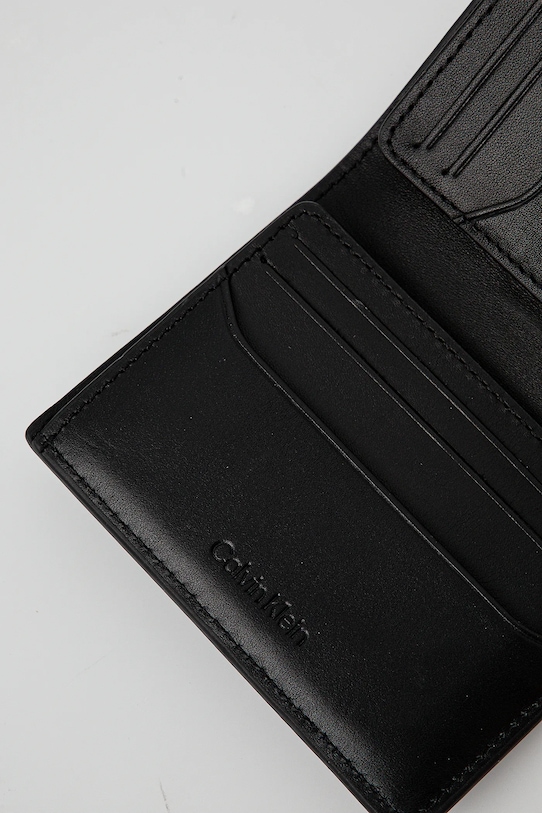 Calvin Klein portofel de piele K50K512921 negru SS25