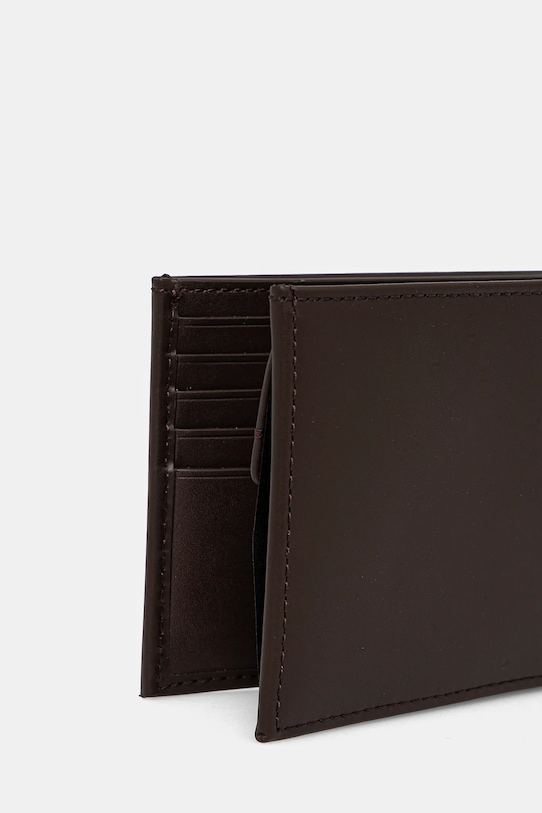 Kožená peněženka Calvin Klein K50K512923 hnědá SS25