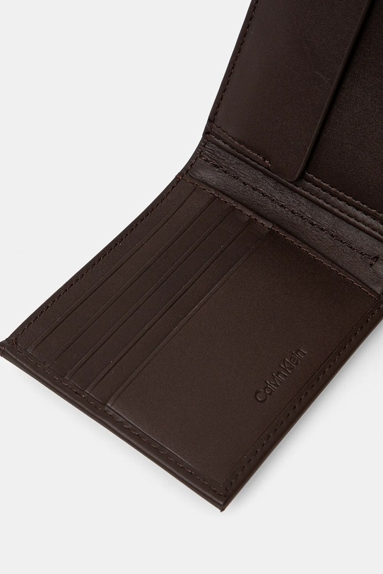 Doplňky Kožená peněženka Calvin Klein K50K512923 hnědá