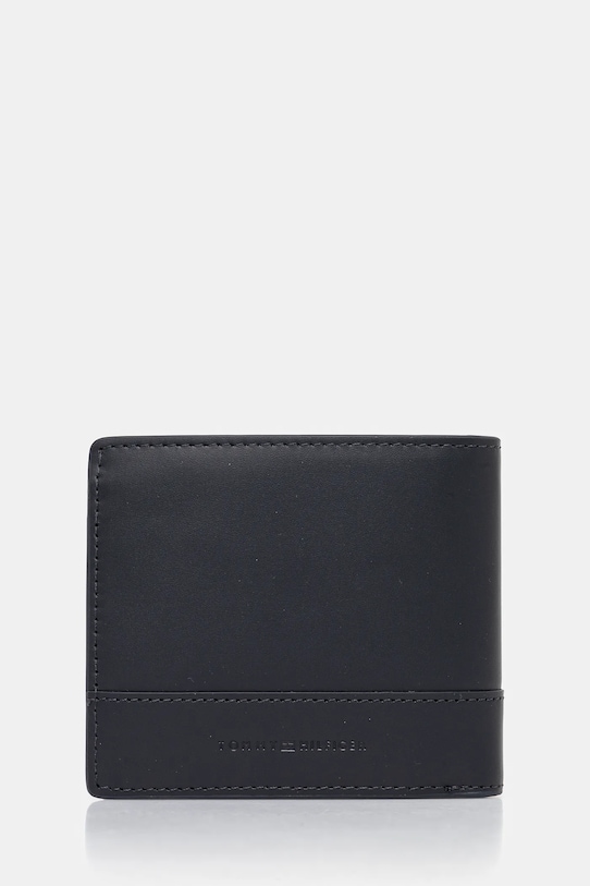 Tommy Hilfiger portafoglio in pelle AM0AM13246 blu navy SS25