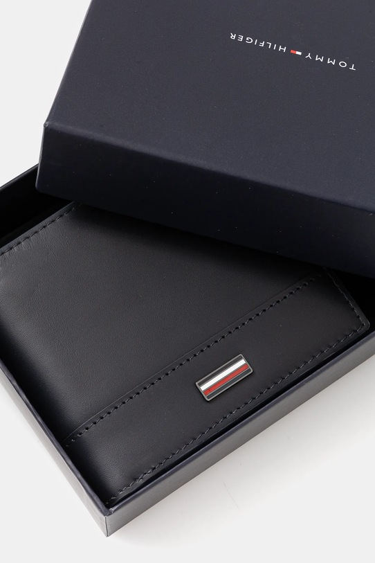 Tommy Hilfiger portafoglio in pelle blu navy AM0AM13246