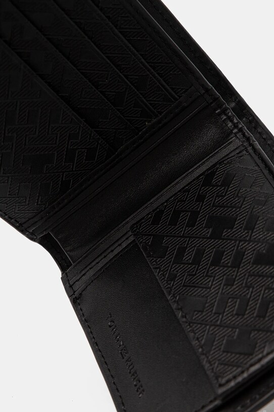 Akcesoria Tommy Hilfiger portfel skórzany AM0AM13252 czarny