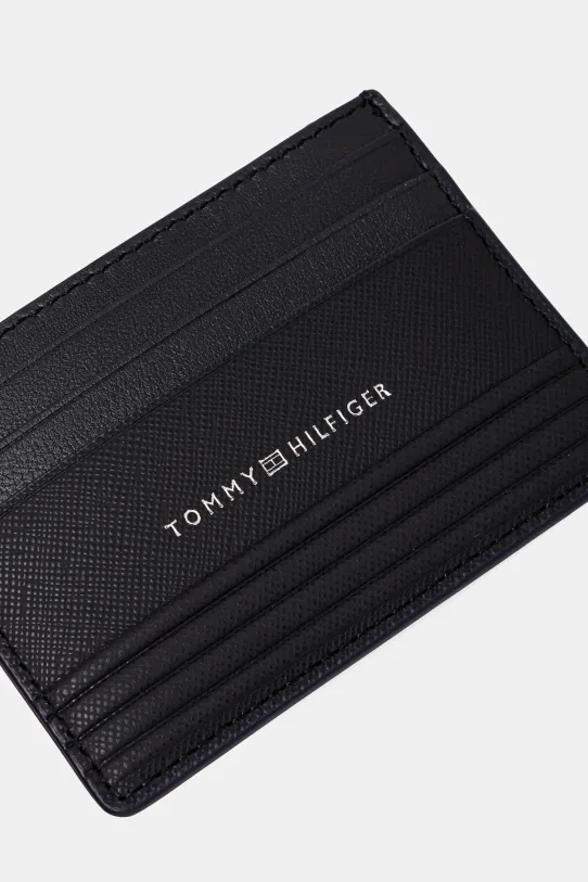 Tommy Hilfiger etui na karty skórzane AM0AM13257 czarny SS25