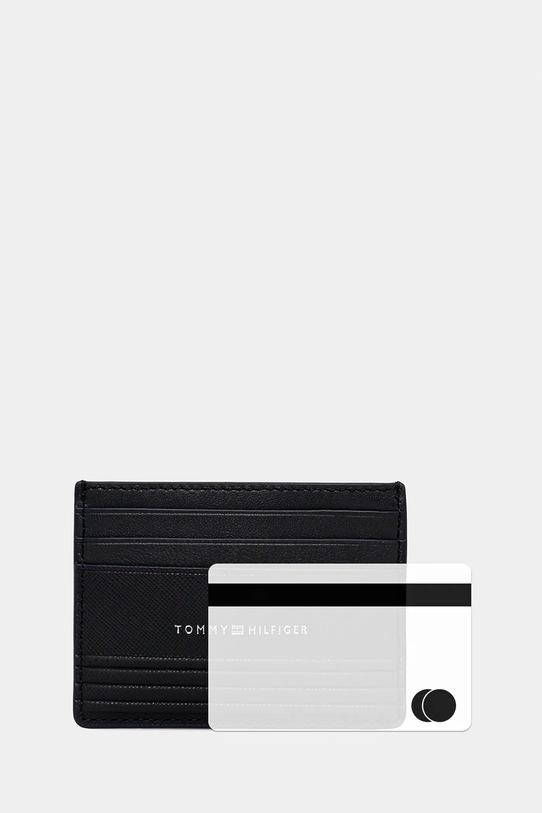 Кожаный чехол на карты Tommy Hilfiger AM0AM13257 чёрный