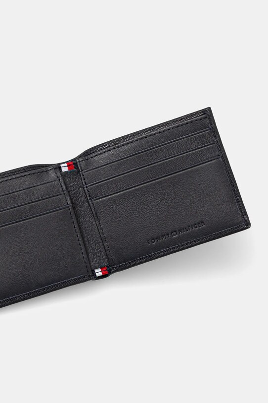 Tommy Hilfiger portfel skórzany AM0AM13258 granatowy SS25