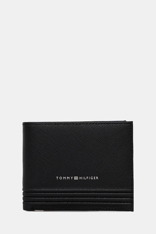 Tommy Hilfiger portofel de piele piele negru AM0AM13258