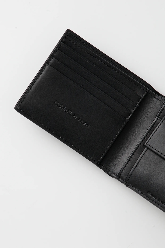 Кожаный кошелек Calvin Klein Jeans LV04G1013G чёрный SS25