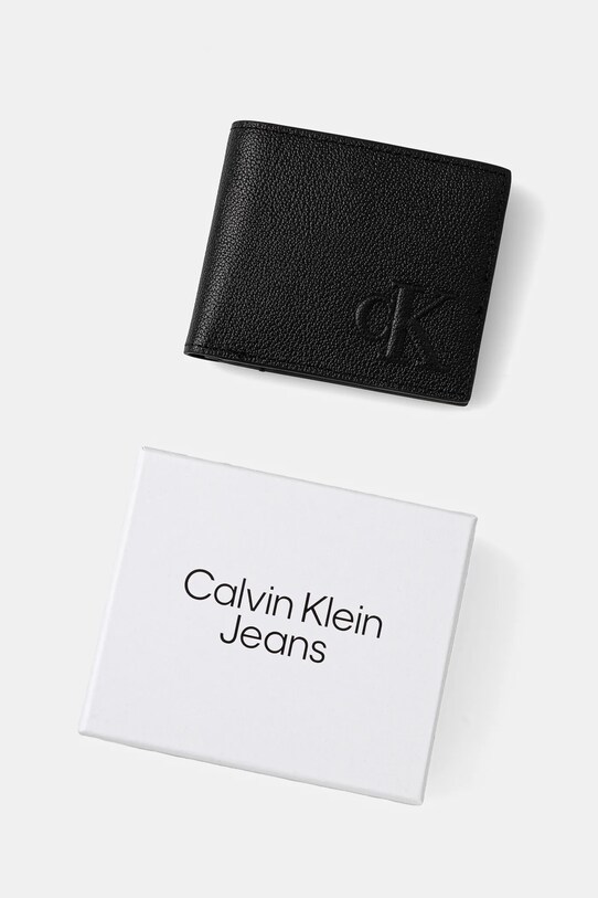 Calvin Klein Jeans portafoglio in pelle nero LV04G1022G