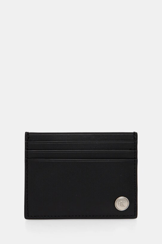 Кожаный чехол на карты Calvin Klein Jeans чехол на карты чёрный LV04G1031G