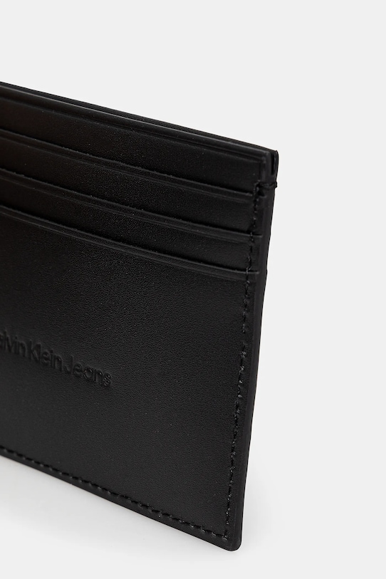 Кожаный чехол на карты Calvin Klein Jeans LV04G1029G чёрный SS25