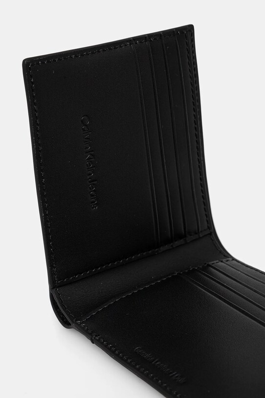 Calvin Klein Jeans portofel de piele LV04G1030G negru SS25