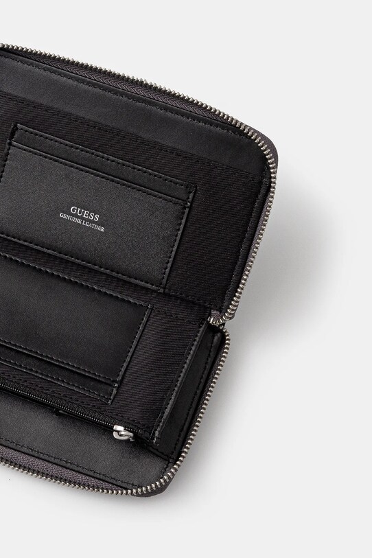 Аксесоари Кожен портфейл Guess LYON SMLYLL.LEA28 сив