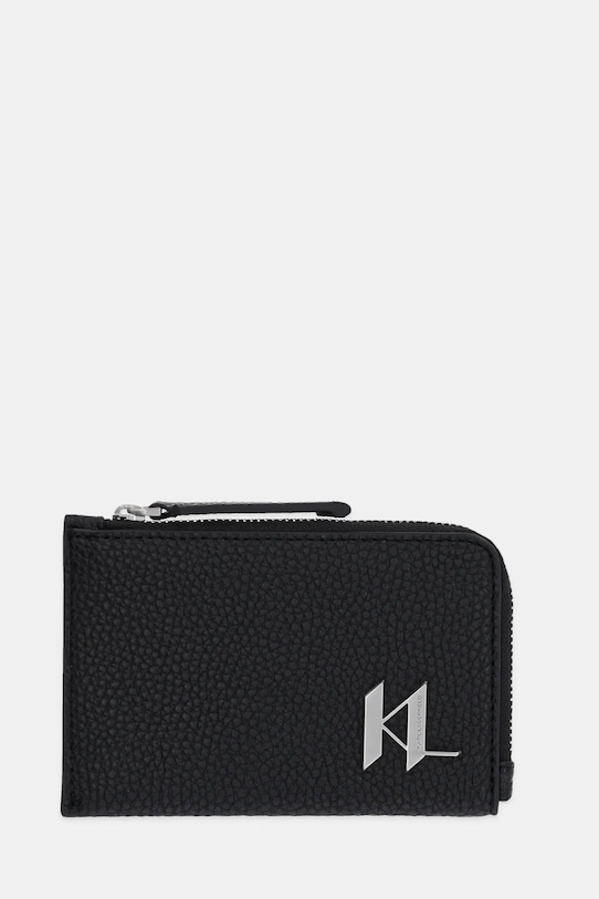 Karl Lagerfeld portofel K/PLAK piele negru A1M32097