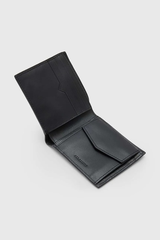 Αξεσουάρ Δερμάτινο πορτοφόλι AllSaints DELPH M141XC μαύρο