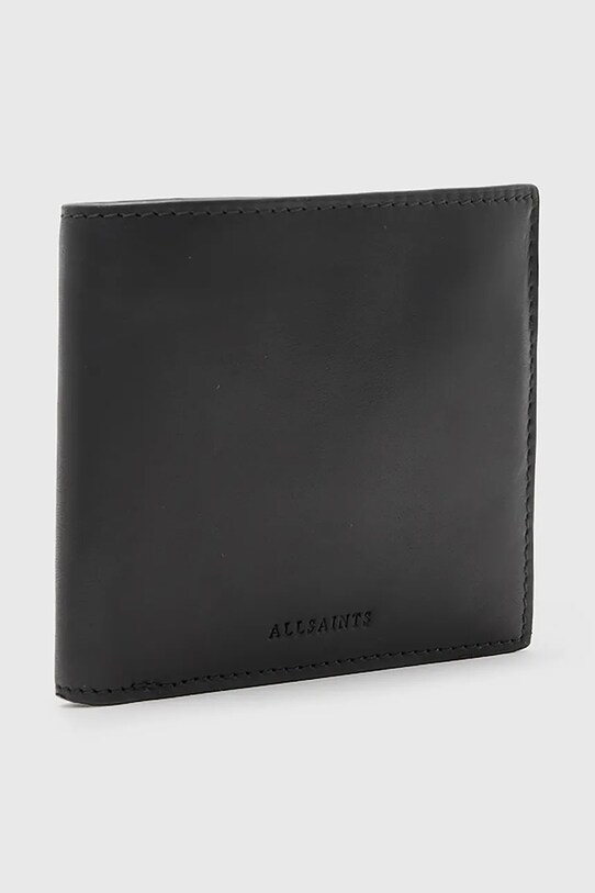 AllSaints portofel de piele DELPH M284XB negru SS25